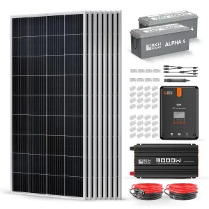 Rich Solar - 1600 Watt 24V Complete Solar Kit