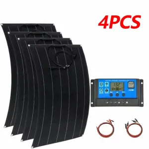 Super Power Solar Panel 1000W1500W2000W Suitable for RV Boat Car Household Camping 18V 36V 72V Battery Charger Solar Panel Kits