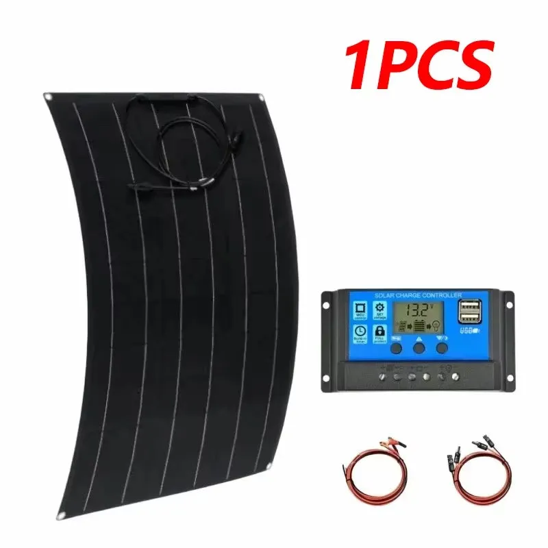 Super Power Solar Panel 1000W1500W2000W Suitable for RV Boat Car Household Camping 18V 36V 72V Battery Charger Solar Panel Kits