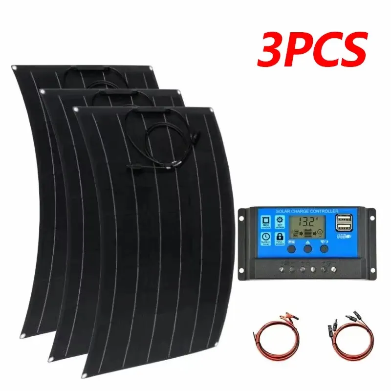 Super Power Solar Panel 1000W1500W2000W Suitable for RV Boat Car Household Camping 18V 36V 72V Battery Charger Solar Panel Kits