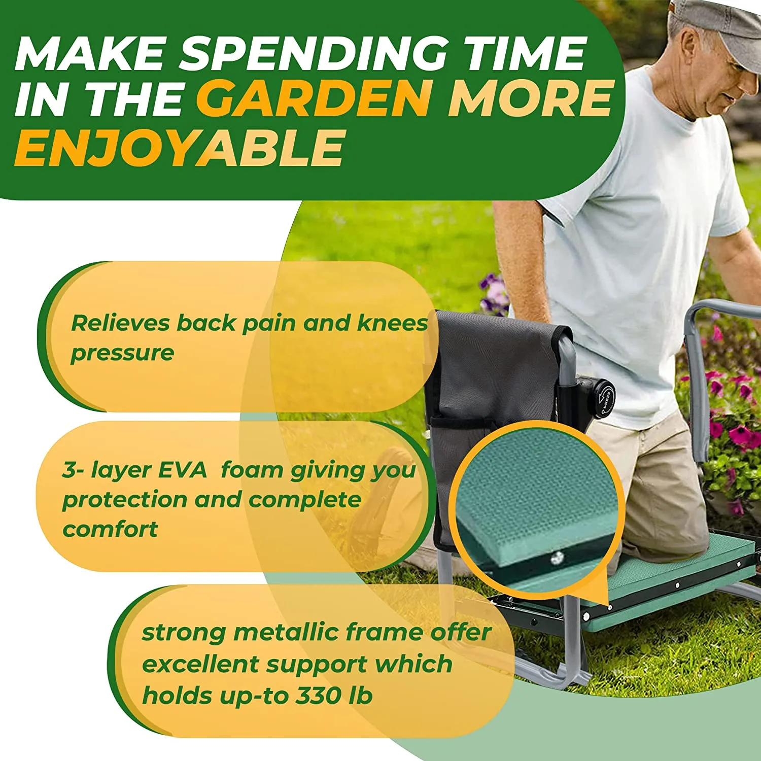 UPGRADED Pro Multifunctional Kneeler & Seat (Limited Edition)