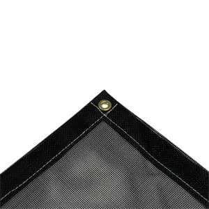 Vinyl Mesh Tarp - Black