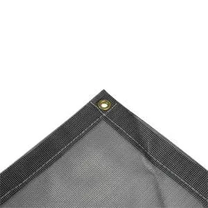 Vinyl Mesh Tarp - Gray