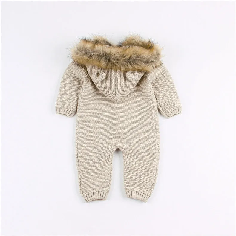 Winter Hooded Romper