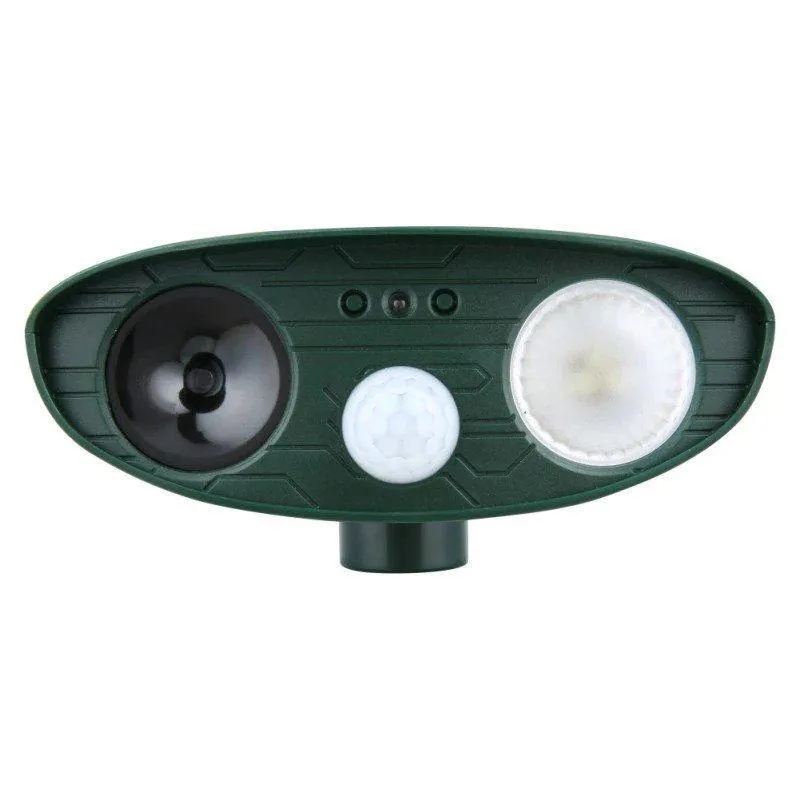 Woodpecker Outdoor Ultrasonic Repeller - Solar Powered Ultrasonic Animal & Pest Repellant - Get Rid of Woodpeckers in 48 Hours